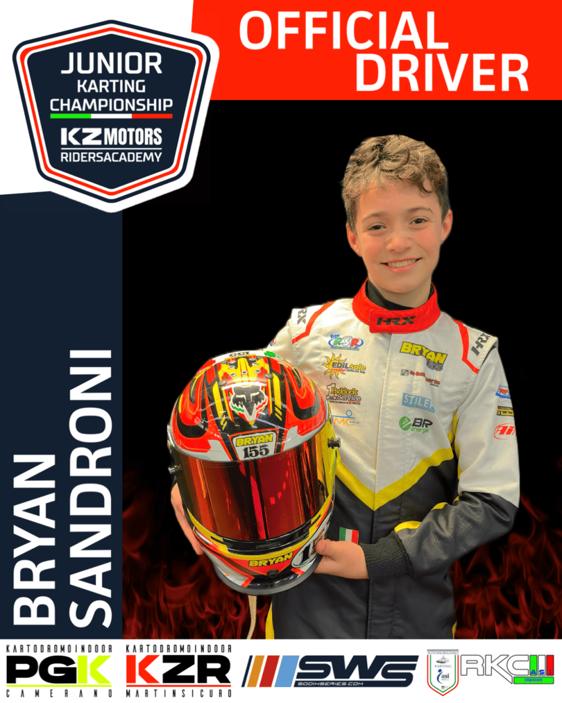 bryan_sandroni_pilota_junior_karting_championship