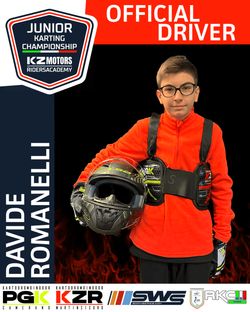 davide_romanelli_pilota_junior_karting_championship