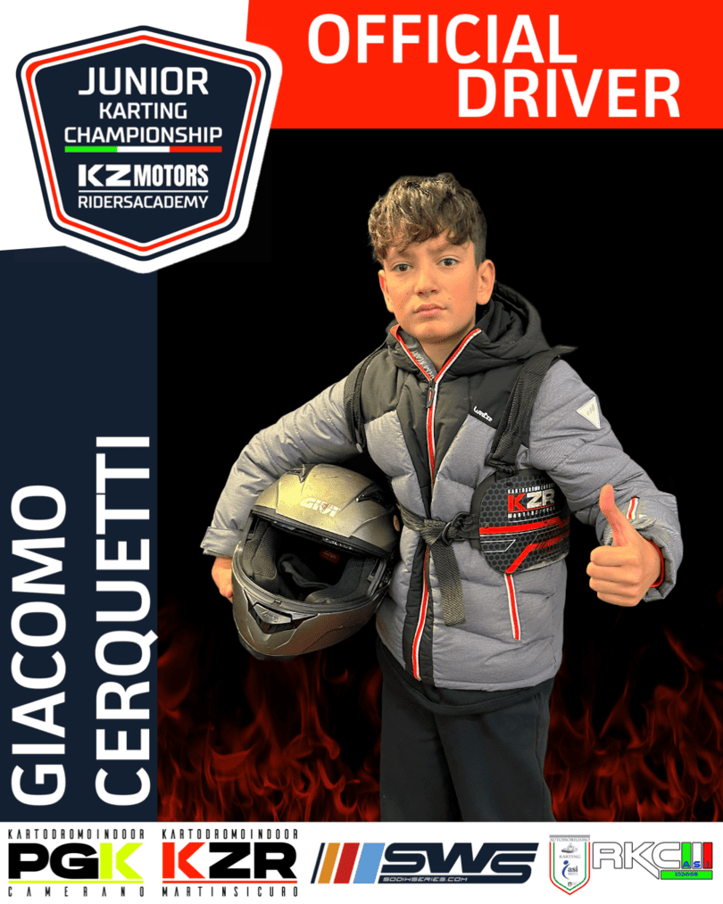 giacomo_cerquetti_pilota_junior_karting_championship